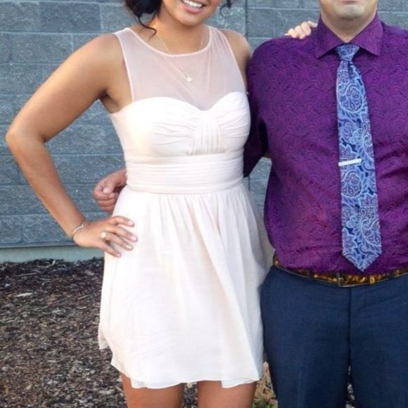 BCBG Max Azaria Dusty Pink Dress, Size 10 - Picture 6 of 6